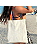 Bolsa Feminina Ecobag 100% algodão CRUA (Alça colorida) - Imagem 1