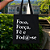 Bolsa Ecobag PRETA 100% Algodão Estampa FOCO FORÇA FÉ Reutilizável Estilosa - Imagem 2