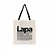 Bolsa Feminina Ecobag 100% algodão LAPA (Alça preta) - Imagem 1