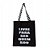 Bolsa Feminina Ecobag 100% algodão Black LIVRE  (xadrez) - Imagem 1
