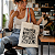 Bolsa Ecobag 100% algodão Estampa GATOS (arco-íris) - Imagem 1