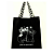Bolsa Ecobag 100% algodão Black Estampa LOVE DOGS (xadrez) - Imagem 1