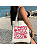 Bolsa Ecobag  100% algodão Estampa GATOS (rosa) - Imagem 1