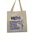 Bolsa Ecobag  100% algodão Estampa MEDO - Imagem 1