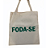 Bolsa Ecobag  100% algodão Estampa FODA-SE (verde) - Imagem 1