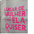 Bolsa Ecobag  100% algodão Estampa LUGAR DE MULHER (rosa) - Imagem 3