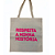 Bolsa Ecobag  100% algodão RESPEITA MINHA HISTÓRIA (rosa) - Imagem 1