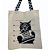 Bolsa Ecobag 100% algodão DONA CHICA (xadrez) - Imagem 1