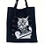 Bolsa Ecobag 100% algodão Black DONA CHICA - Imagem 1