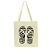 Bolsa Ecobag 100% Algodão Estampa CHINELO RIO Reutilizável Estilosa - Imagem 4