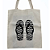 Bolsa Ecobag 100% algodão Estampa CHINELO RIO - Imagem 1