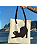 Bolsa Ecobag 100% algodão Estampa GATO PRETO - Imagem 2