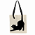 Bolsa Ecobag 100% Algodão Estampa GATO PRETO Reutilizável Estilosa - Imagem 3