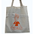 Bolsa Ecobag 100% algodão PAZ, SAÚDE INSPIRAÇÃO (laranja) - Imagem 1