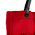 Bolsa Suede RJ Escritas Vermelho (Alça de Couro) - Imagem 3