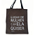 Bolsa Suede Lugar de Mulher Marrom - Imagem 1