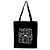 Bolsa Ecobag PRETA 100% Algodão Estampa GATOS Reutilizável Estilosa - Imagem 3