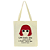 Bolsa Ecobag 100% Algodão Estampa LIVRE LEE Reutilizável Estilosa - Imagem 3