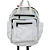 Mochila nylon impermeável (Branco) - Imagem 1
