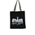 Bolsa Ecobag 100% algodãoBlack I <3 RIODEJANEIRO alça xadrez - Imagem 1