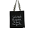 Bolsa Ecobag 100% algodão Black SOU GRATA (Alça xadrez) - Imagem 1