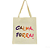 Bolsa Ecobag 100% algodão CALMA PORR* COLORFUL - Imagem 1