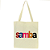 Bolsa Ecobag 100% Algodão Estampa SAMBA COLOR Reutilizável Estilosa - Imagem 3