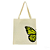 Bolsa Ecobag 100% algodão BUTTERFLY AMARELO - Imagem 1