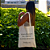 Bolsa Ecobag 100% Algodão Estampa MEDIR PALAVRAS Reutilizável Estilosa - Imagem 1
