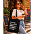Bolsa Ecobag 100% algodão Black Estampa FEMINISTA - Imagem 1
