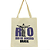 Bolsa Ecobag  100% algodão Estampa RIO (lilás) - Imagem 1