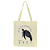 Bolsa Ecobag 100% Algodão Estampa +55 21 TARTARUGA Lilás Reutilizável Estilosa - Imagem 3