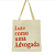 Bolsa Ecobag  100% algodão Estampa LUTE COMO ADV (laranja) - Imagem 1