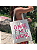 Bolsa Feminina Ecobag 100% algodão Estampa O MAR É MEU LUGAR (ROSA) - Imagem 1