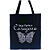 Bolsa Ecobag  100% algodão Black Estampa CORAJOSA - Imagem 3