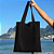 Bolsa Ecobag  100% algodão Estampa Black Vivant cat - Imagem 2