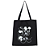 Bolsa Ecobag  100% algodão Black Estampa MINNIE E MICKEY - Imagem 1