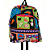 Mochila Estampada Flower Pink - Imagem 1