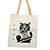 Bolsa Ecobag  100% algodão Branca Atirei o pau - Imagem 1
