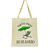 Bolsa Ecobag  100% algodão Estampa PARTIU PRAIA (verde) - Imagem 1