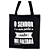 Bolsa Ecobag  100% algodão Black Estampa senhor é meu pastor - Imagem 1