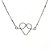 Pulseira de aço pingente coração - Imagem 2