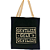 Bolsa Ecobag 100% algodão Black Gentileza (Alça branca) - Imagem 1
