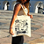 Bolsa Ecobag Algodão Cru 100% Estampa AMERICAN RJ Reutilizável Estilosa - Imagem 2