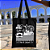 Bolsa Ecobag PRETA 100% Algodão Estampa CLÁSSICOS DO RIO Reutilizável Estilosa - Imagem 3
