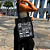 Bolsa Ecobag PRETA 100% Algodão Estampa MOSAICO CARIOCA Reutilizável Estilosa - Imagem 2
