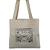 Ecobag Boobie Goods Estampa Labubu| Mini Bolsa Algodão Cru - Imagem 1