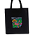 Bolsa Ecobag 100% algodão Black Tucano Psicodélico - Imagem 1