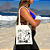 Mini Bolsa Ecobag 100% Algodão Estampa AMERICAN RJ Reutilizável Estilosa - Imagem 1