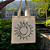 Bolsa Ecobag 100% Algodão Estampa SOL E LUA BOHO Reutilizável Estilosa - Imagem 2